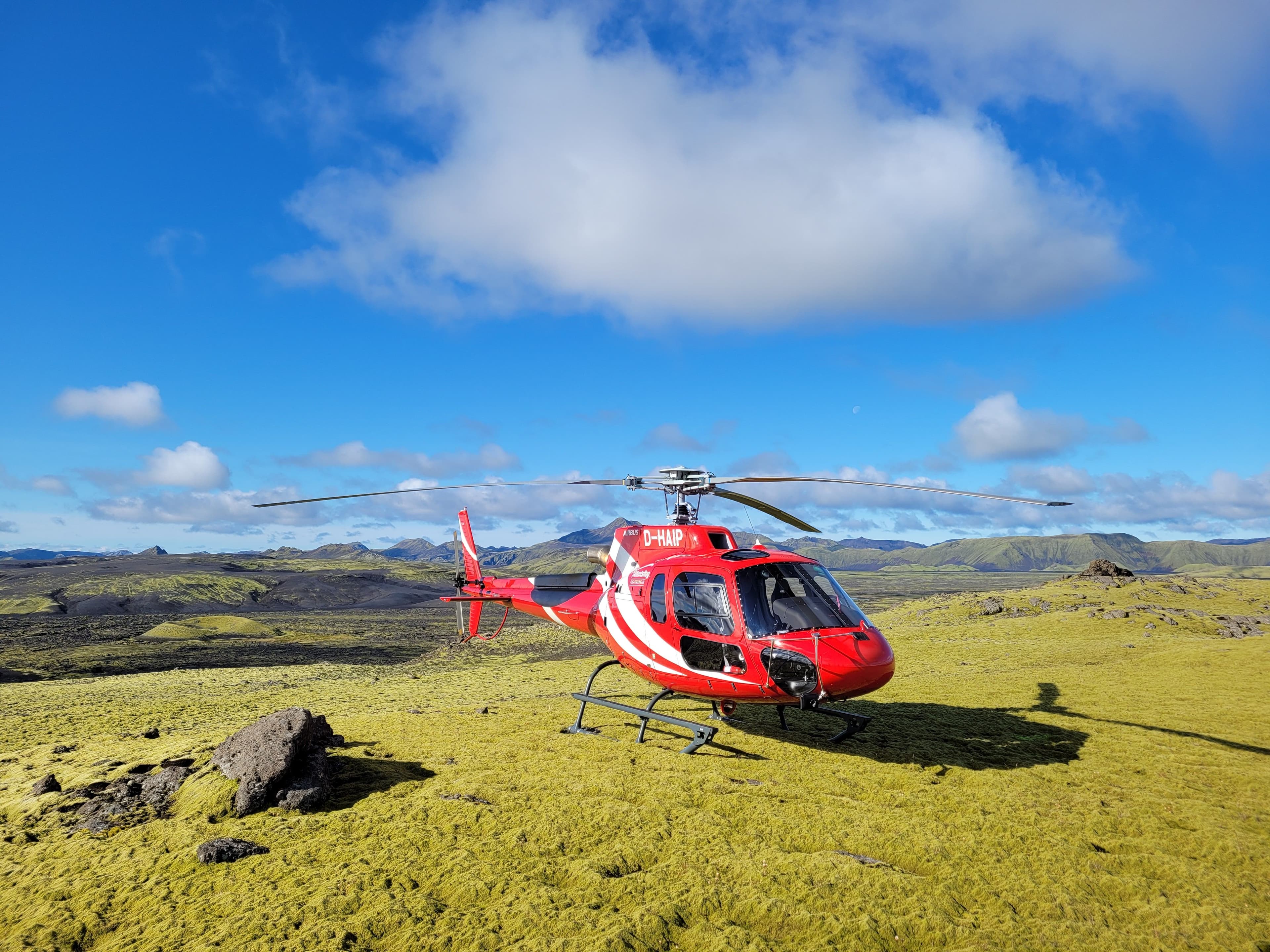 Laki Craters and Surroundings Helicopter Tour with landing from Skaftafell